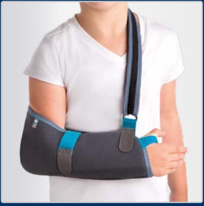 Orliman Pediatric Sling Mitella + band - maat 1: 2-6 jaar