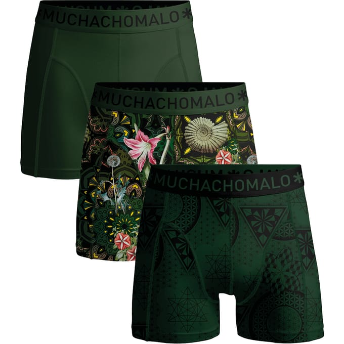 Muchachomalo Jongens 3-pack boxershorts geometric