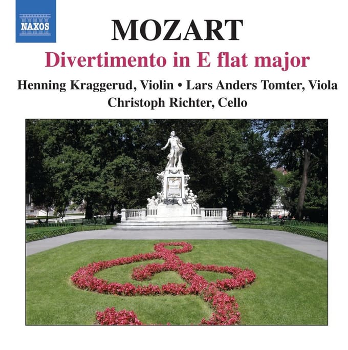 Henning Kraggerud, Lars Anders Tomter, Christoph Richter - Mozart: Divertimento In E Flat Major, K. 56 (CD)