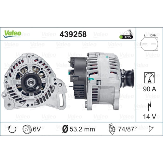 Spanningsregelaar VALEO 439258