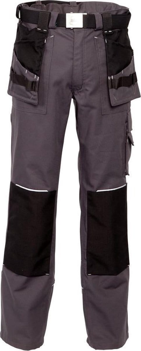HAVEP Werkbroek Worker Pro 8730 - Charcoal/Zwart/Zilvergrijs - 49