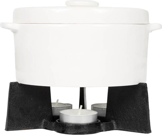 Boska Cheese Baker L - voor o.a. Mac & Cheese - Ovenschaal met onderstel - Wit