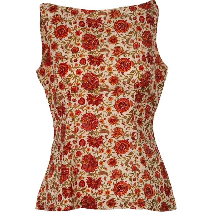 Isabel Marant zijden top met bloemenprint - jaren 2010