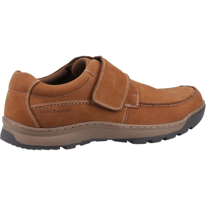 Hush Puppies Casper Leder Mannen Tan Nubuck Loafers
