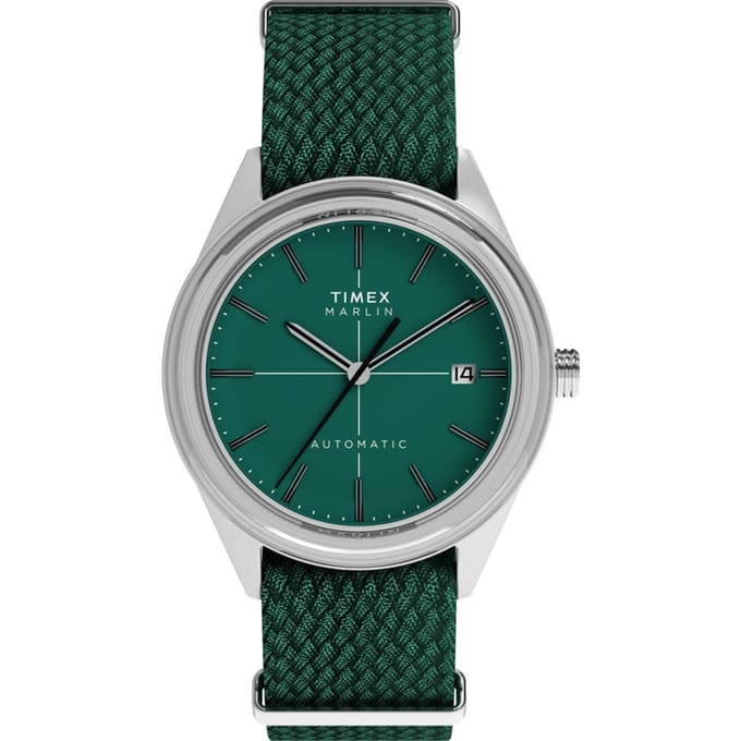 Timex Marlin Jet TW2Y24400 Horloge - Textiel - Groen - Ø 38 mm