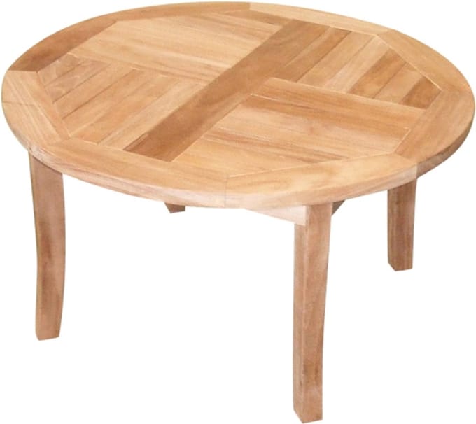Rosanna lounge tuintafel 80 cm rond teak