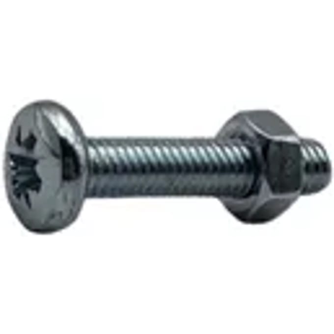 Sencys Metaalschroef+moer Ck M5x30mm Gegalvaniseerd Per 15