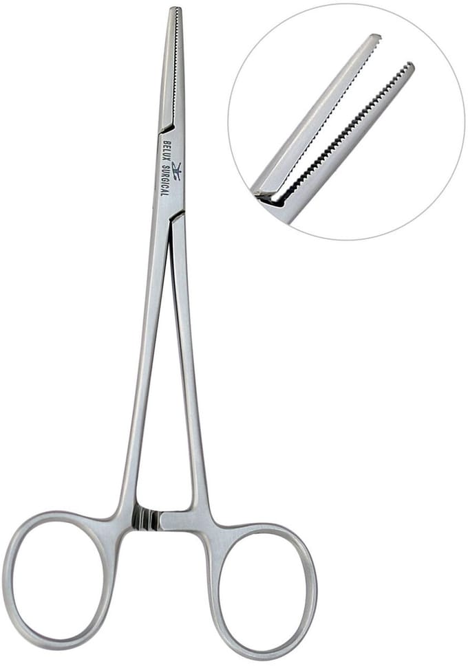 Belux Surgical Instruments / Arterieklem pean 20cm recht