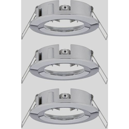 Inbouwlamp Choose Basisset star IP44 rond 78 mm max. 3x10W 230V dimbaar Chroom