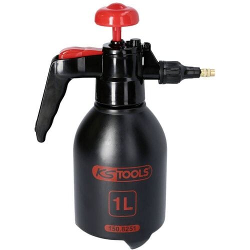 KS Tools - Drukspuit - Handmatige verstuiver - 1 liter - Precisie sproeigereedschap