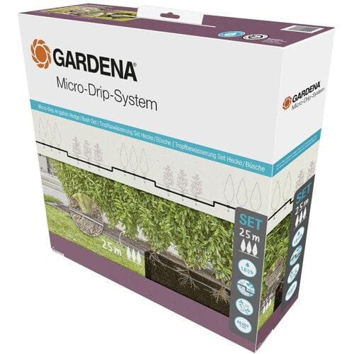 GARDENA Micro-Drip system 13500-20 Complete bewateringsset 13 mm (1/2) Ø Heggen/struiken set (25 m)
