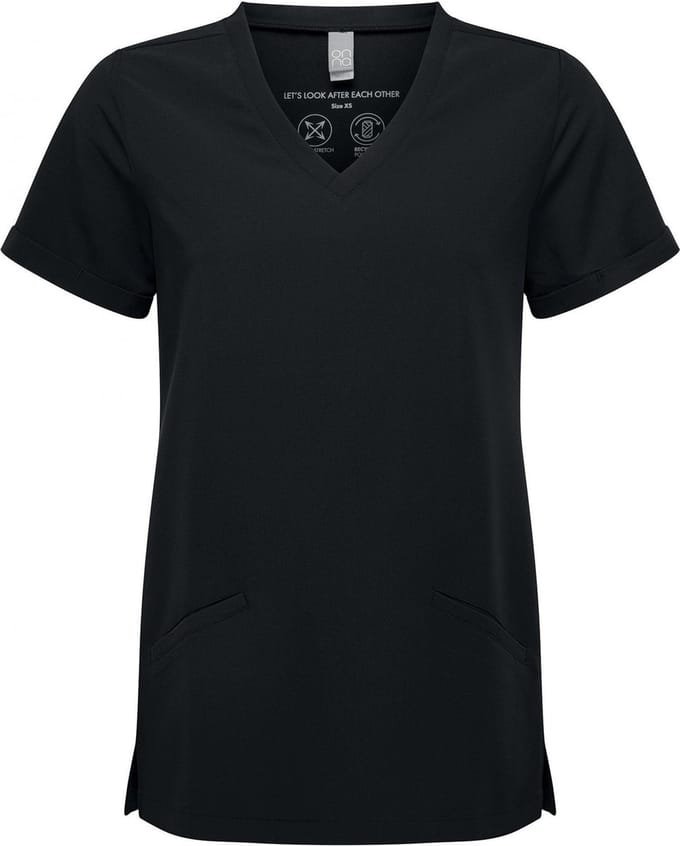 Schort/Tuniek/Werkblouse Dames S Onna Black 42% Polyester, 33% , 19% Viscose, 6% Elasthan