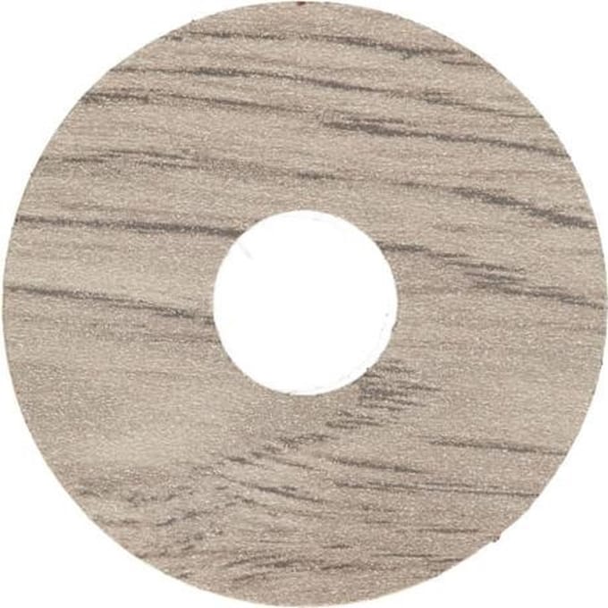 Zelfkl. rozet (17 mm) eiken wit gerookt mat (10 st.)