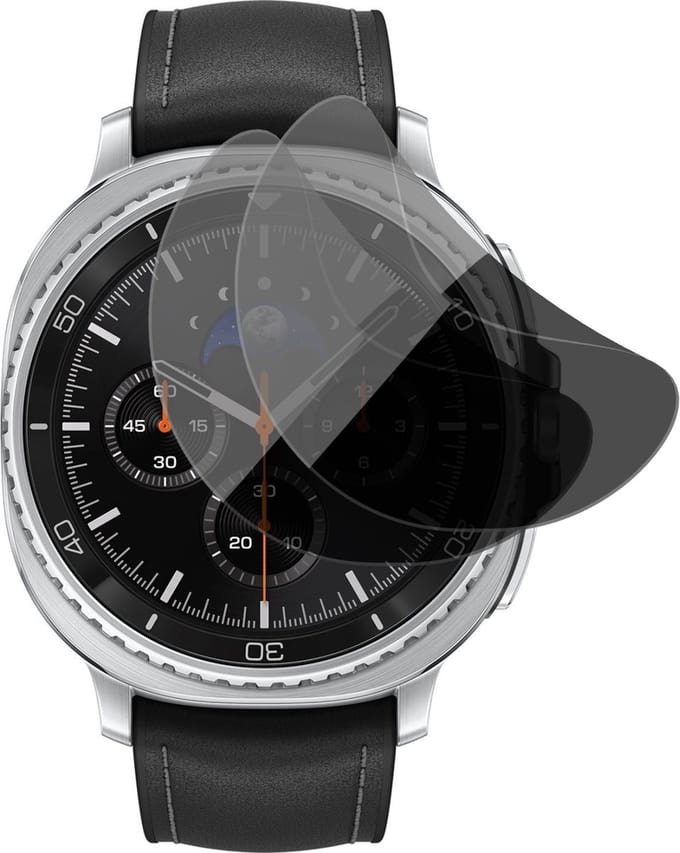 Privacy Screenprotector geschikt voor Samsung Galaxy Watch 8 Classic 46mm - 2x FlexGuard Screen Protector