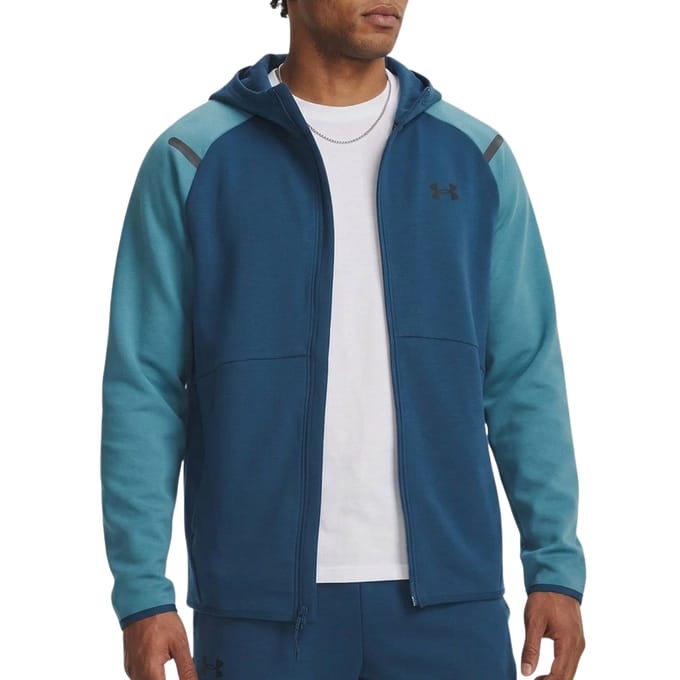 Under Armour Unstoppable Fleece FZ Hoodie Heren - Maat L