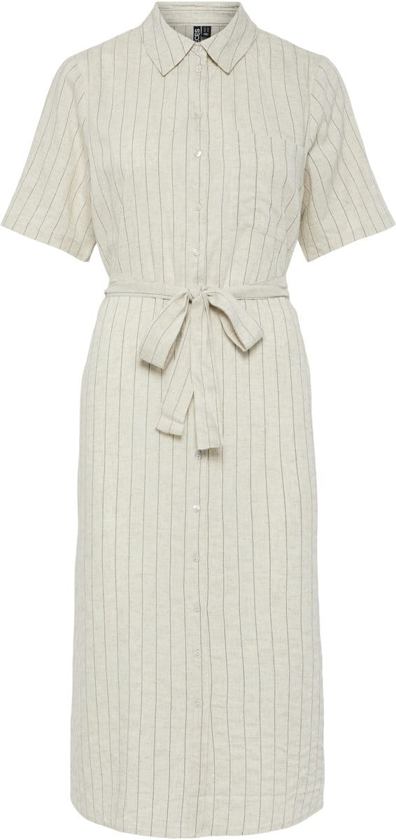 PIECES - PCPIA 2/4 MIDI SHIRT DRESS WVN NOOS - Dames - Mini jurken