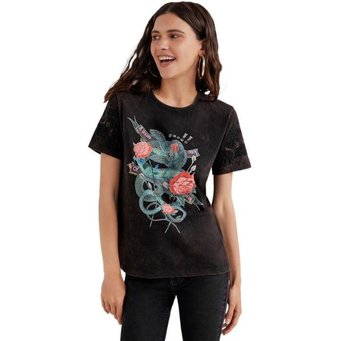 Dames-T-shirt Desigual Yuba