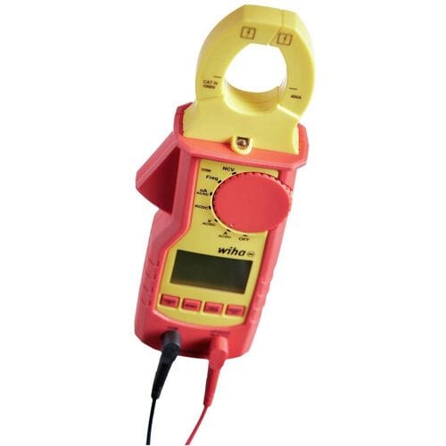 Wiha 45219 Stroomtang Digitaal Incl. testkabel CAT IV 1000 V