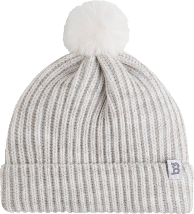 Baby's Only Mutsje met pompon Cool - Ecru - 3-8 jaar - 100% acryl - GOTS