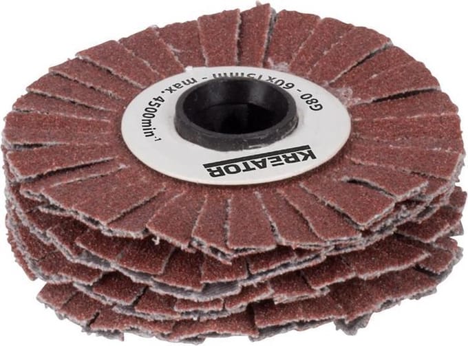 Kreator KRT270301 Flexibele schuurrol - Ø15 mm - korrel: 80