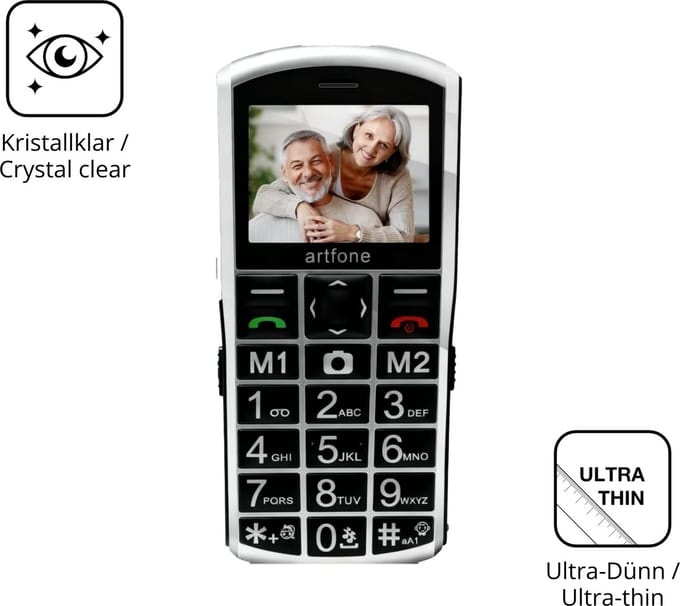 dipos – 4x Beschermfolie geschikt voor Artfone A400 Pro 4G | Krasbestendige & heldere Screenprotector Ultra-Thin
