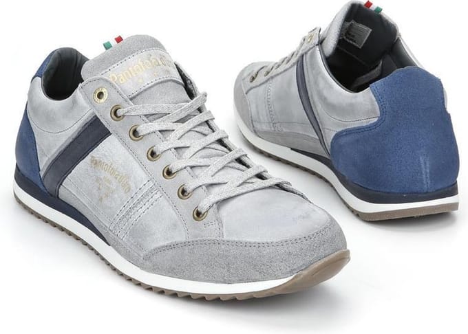 Grijze Pantofola d'Oro Veterschoenen Matera Low