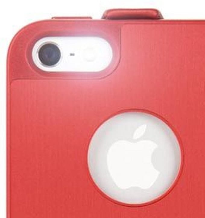 Moshi, Hoesje geschikt voor iPhone 5 / 5S - Concerti, Rood