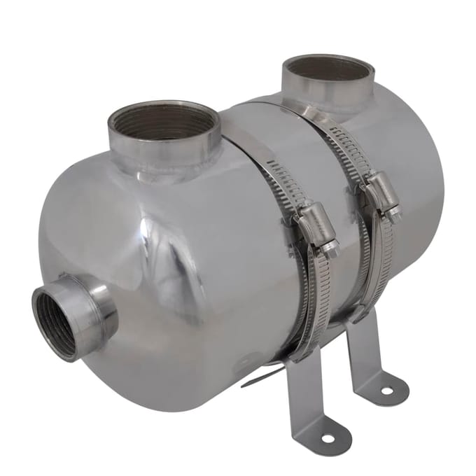 vidaXL - Zwembad - warmtewisselaar - 292 - x - 134 - mm - 28 - kW