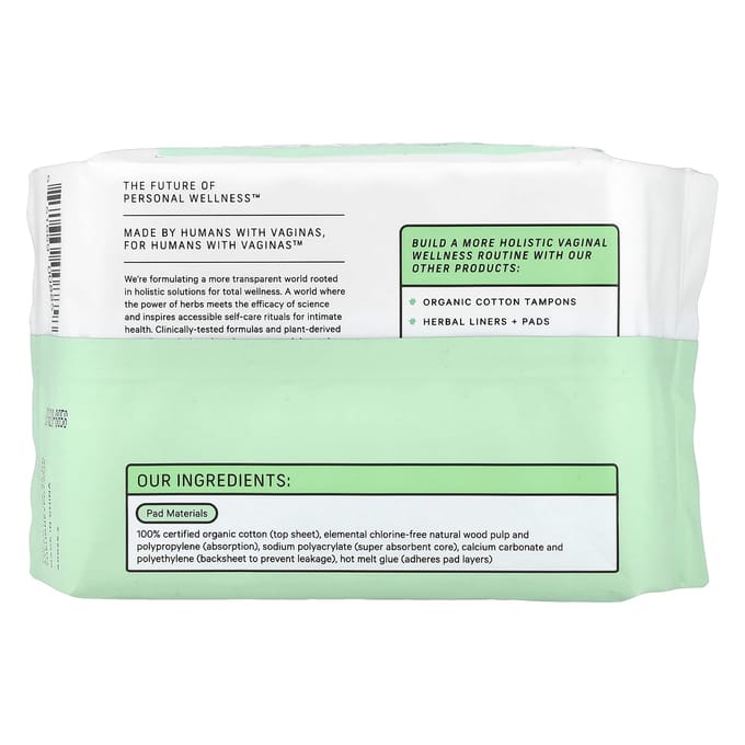 The Honey Pot Company, Protège-slips bio pour usage quotidien sans herbes, 30 unités beige