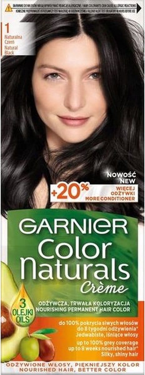 Color Naturals haarverf 1 Zwart 1pc