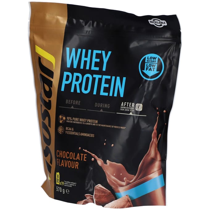 Isostar | Whey Protein | Chocolade | 19 shakes | 570 gram | Eiwitpoeder voor krachtsport