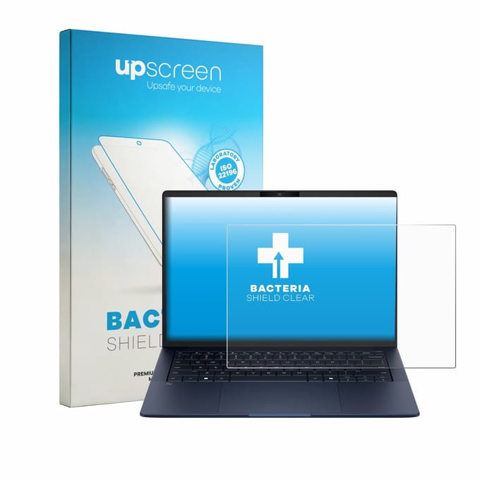 upscreen - Screenprotector voor HP EliteBook X G2a 14 - Folie Beschermfolie transparant antibacterieel