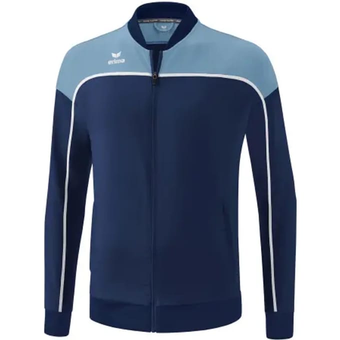 Erima Change Presentatiejack Kinderen - Wit / Faded Denim / New Navy | Maat: 152
