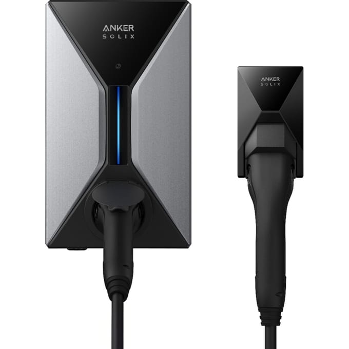 Anker SOLIX Wallbox V1 Smart EV - Charger Socket - 22kW - Grijs