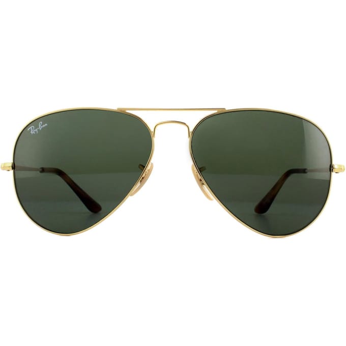 Ray-Ban Zonnebril Aviator Metal II RB3689 914731 Goudgroen
