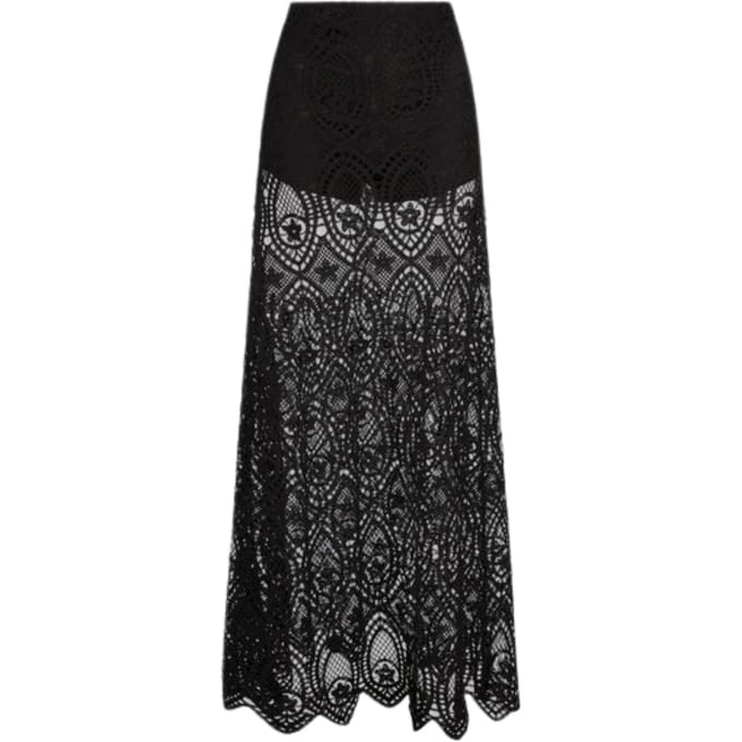 Vrouwenrok Weili Zheng in kant macrame