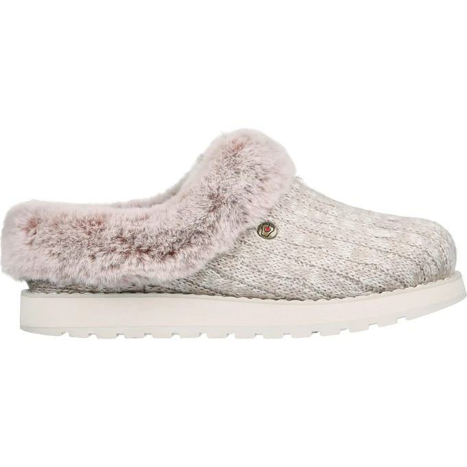 Skechers 31204 ltbr dames pantoffel (open hiel)