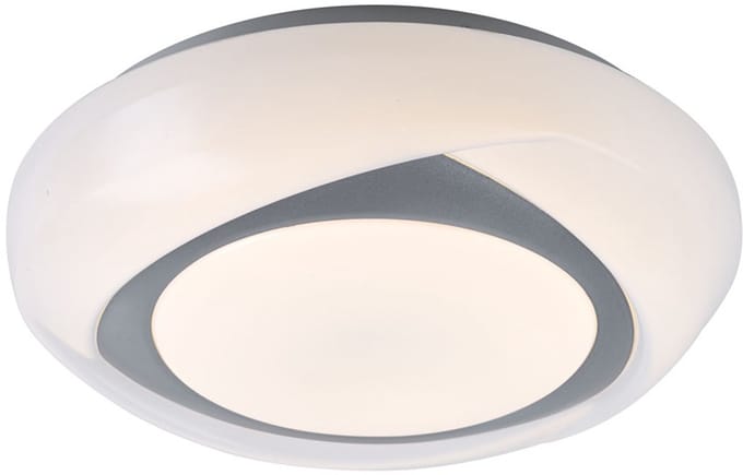 LED-plafondlamp, vast gemonteerd, matwit metaal, D 35 cm