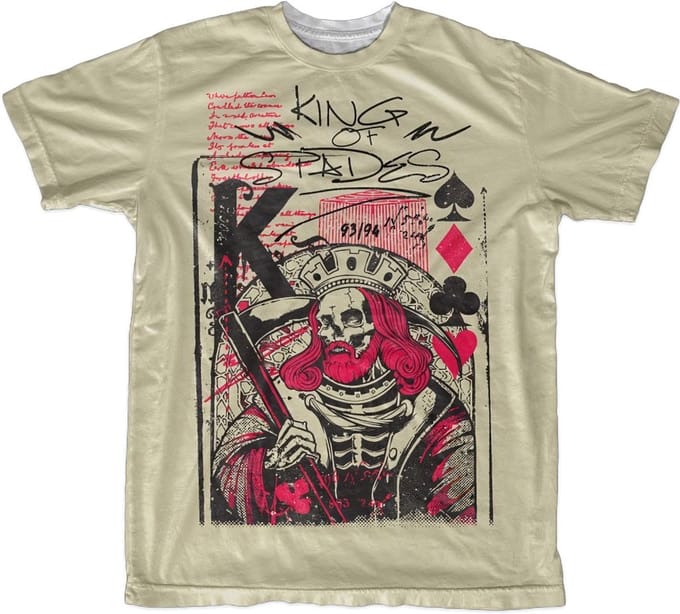 Hybris King Of Spades T-shirt kaki