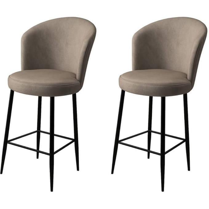 Set van 2 barkrukken Alte velvet | Atelier Del Sofa