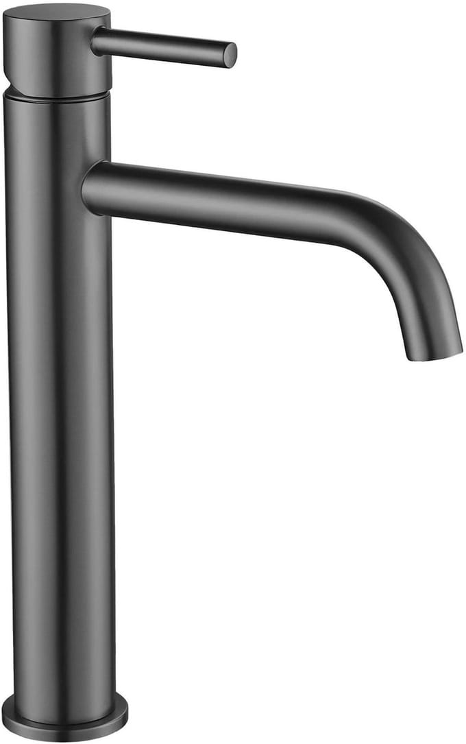 Rea Lungo high - Wastafelkraan - Titanium - 18X5X28CM