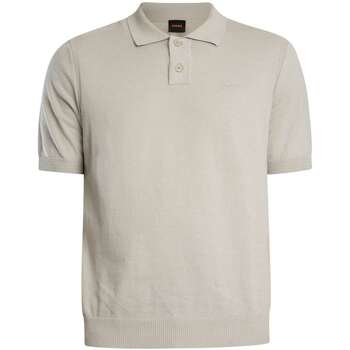 Poloshirt BOSS Orange Asac_P beige gebreid