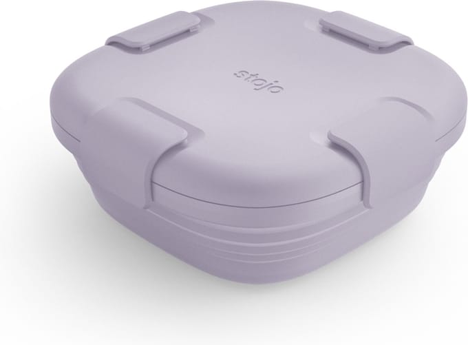 Stojo - Lunchbox 700 ml Lilac - Siliconen - Paars -