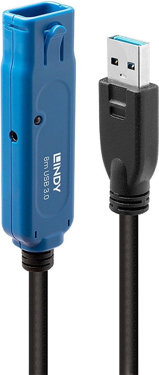 LINDY USB 3.0 Active Extension Cable Pro - USB-uitbreider - USB, USB 2.0, USB 3.0 - maximaal 8 m