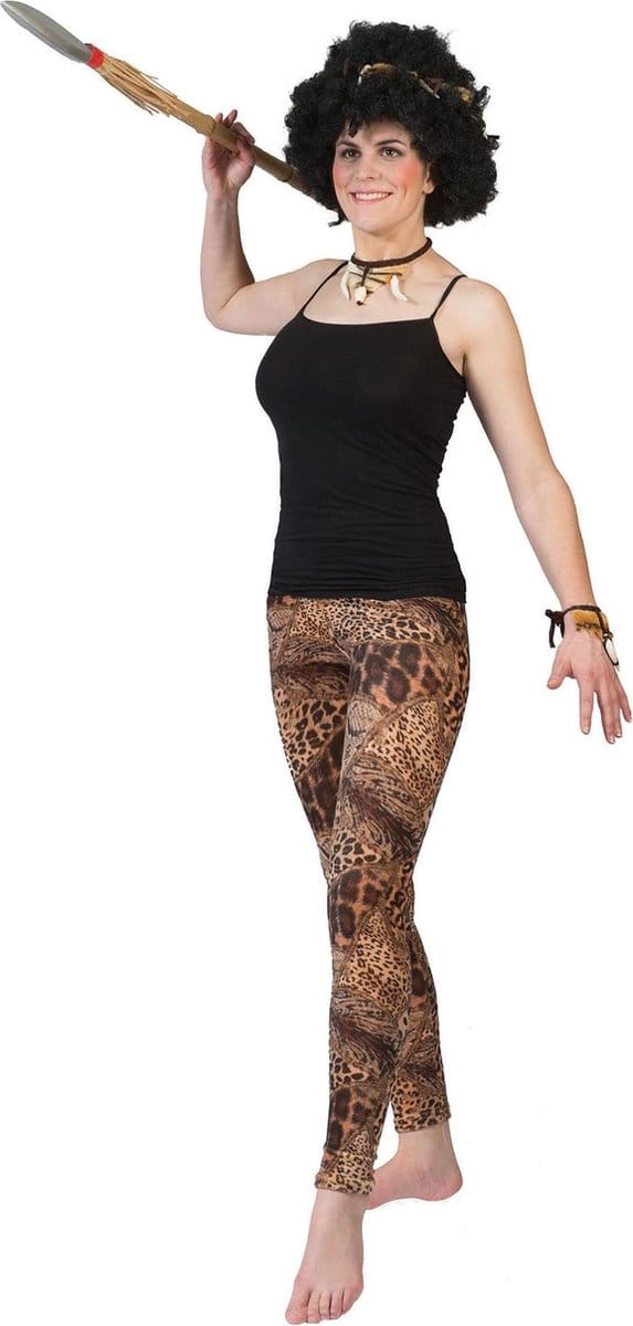 Oervrouw legging voor vrouwen - Volwassenen kostuums
