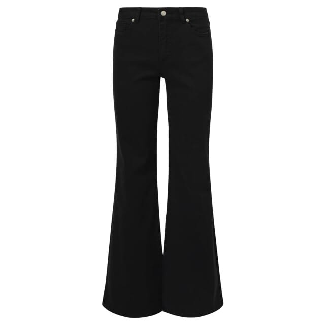 Smashed Lemon Mediumblauwe flared jeans |