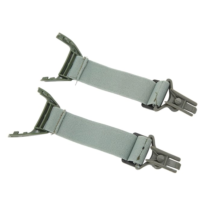 2 Pièces Sangle de Lunettes de Chasse Extensible Confortable Bande Élastique pour Lunettes de Chasse pour Rail Rapide Vert gray