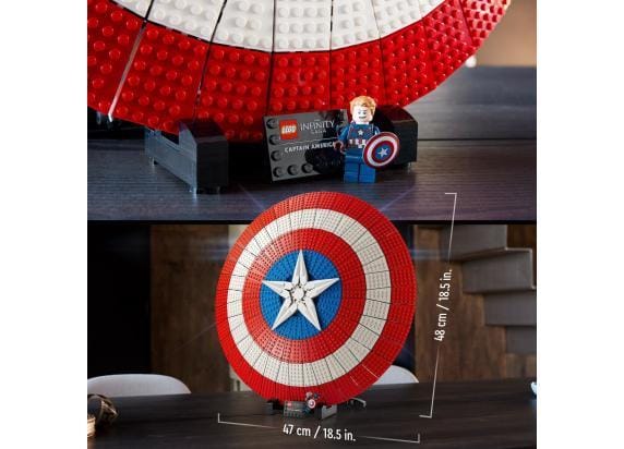 LEGO Marvel Het schild van Captain America - 76262