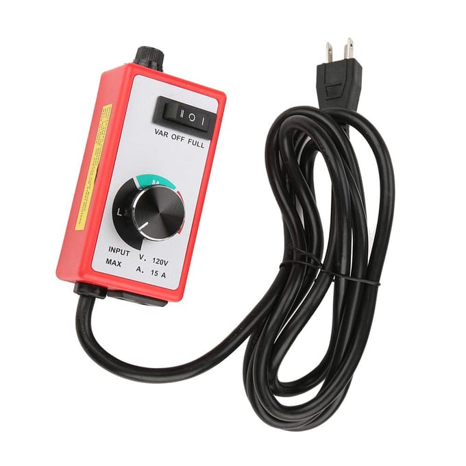 Ventilateur de routeur Contrôleur de vitesse variable Variateur Moteur électrique Rhéostat Rouge