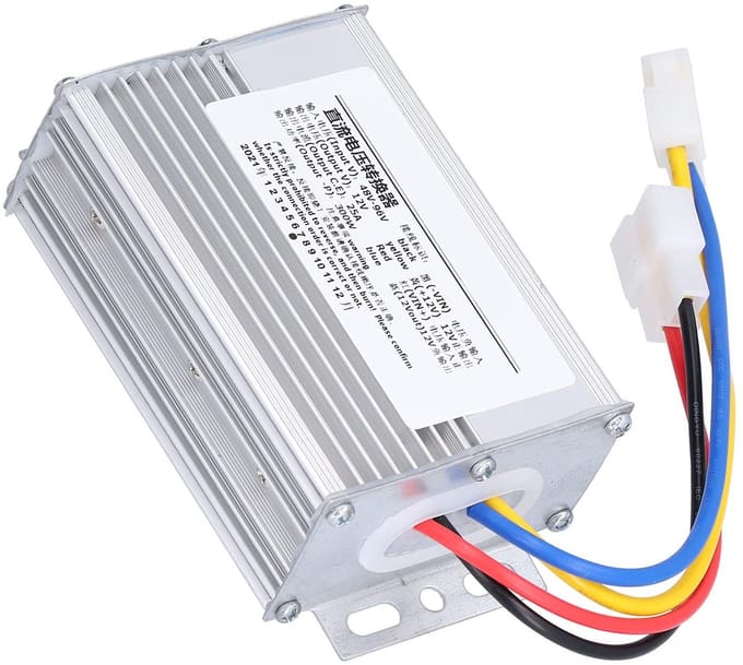 Allecto - DC Converter 48V-96V Naar 12V - Waterdichte Transformator - 300W - 25A Output - Efficiënte Voeding - Voor Elektronica
